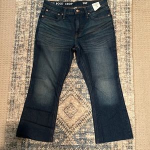 J.Crew 9” Billie Demi Boot Crop NWT